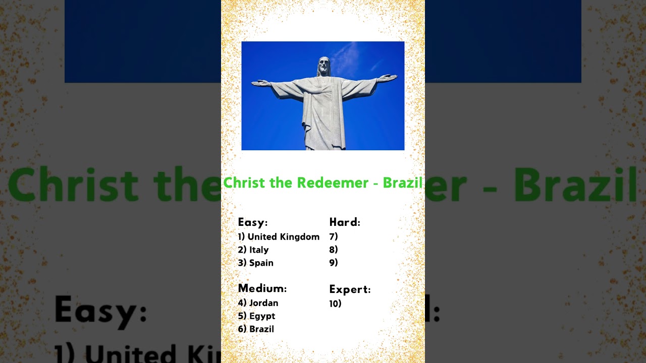 Landmark Lightning: Can You Identify These Famous Sights in less than a minute? 