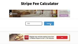How To Calculate Stripe Fee || Stripe Fee Calculator - TinyTool