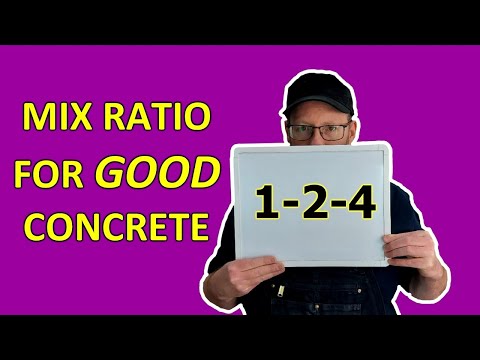 Mix Ratio For Good Concrete