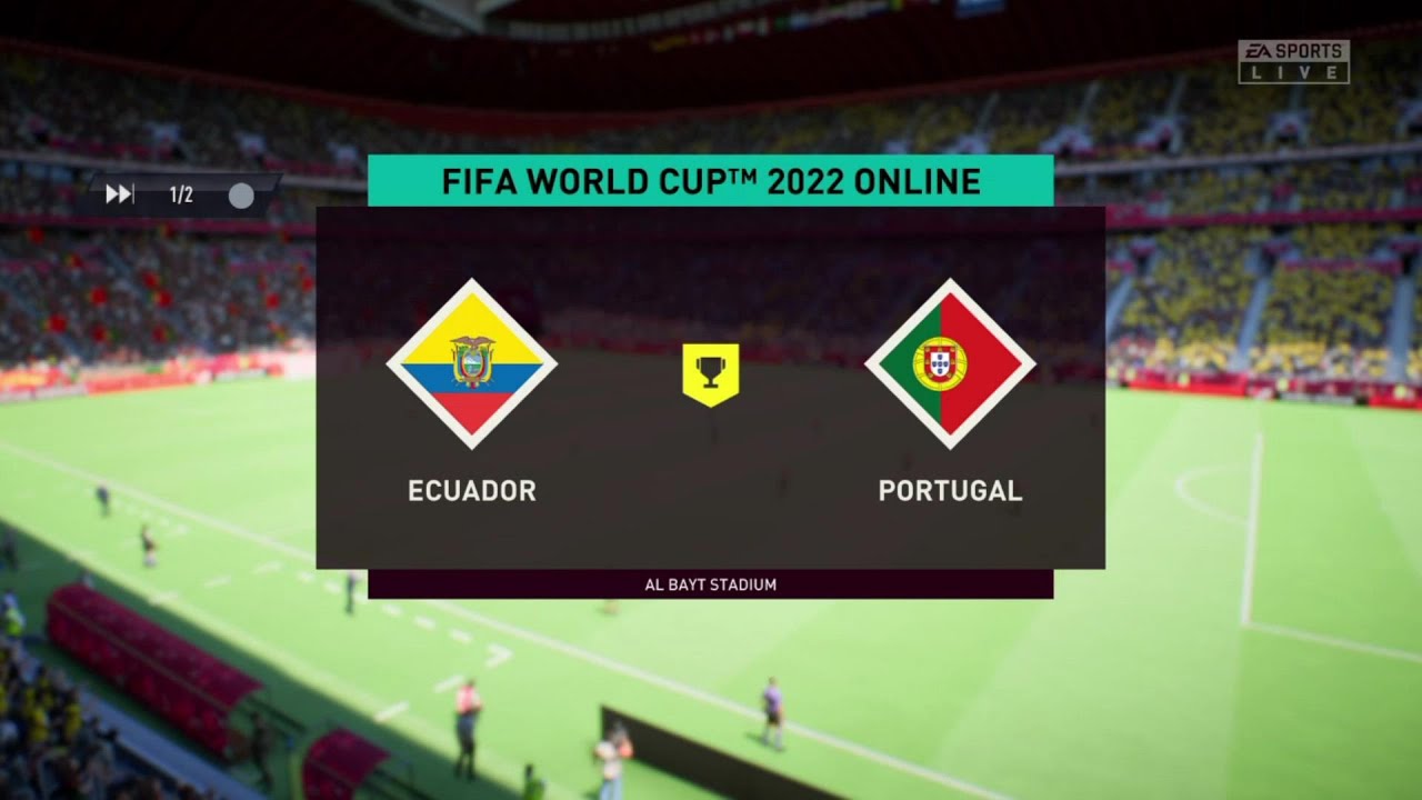 FIFA 23 World Cup 2022 Online ECUADOR VS PORTUGAL QTR 