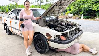 Talented Girl Restores and Repairs a 1997 Mazda 323