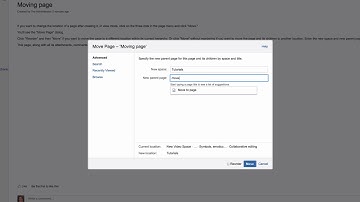 Move pages - Learn Atlassian Confluence #67