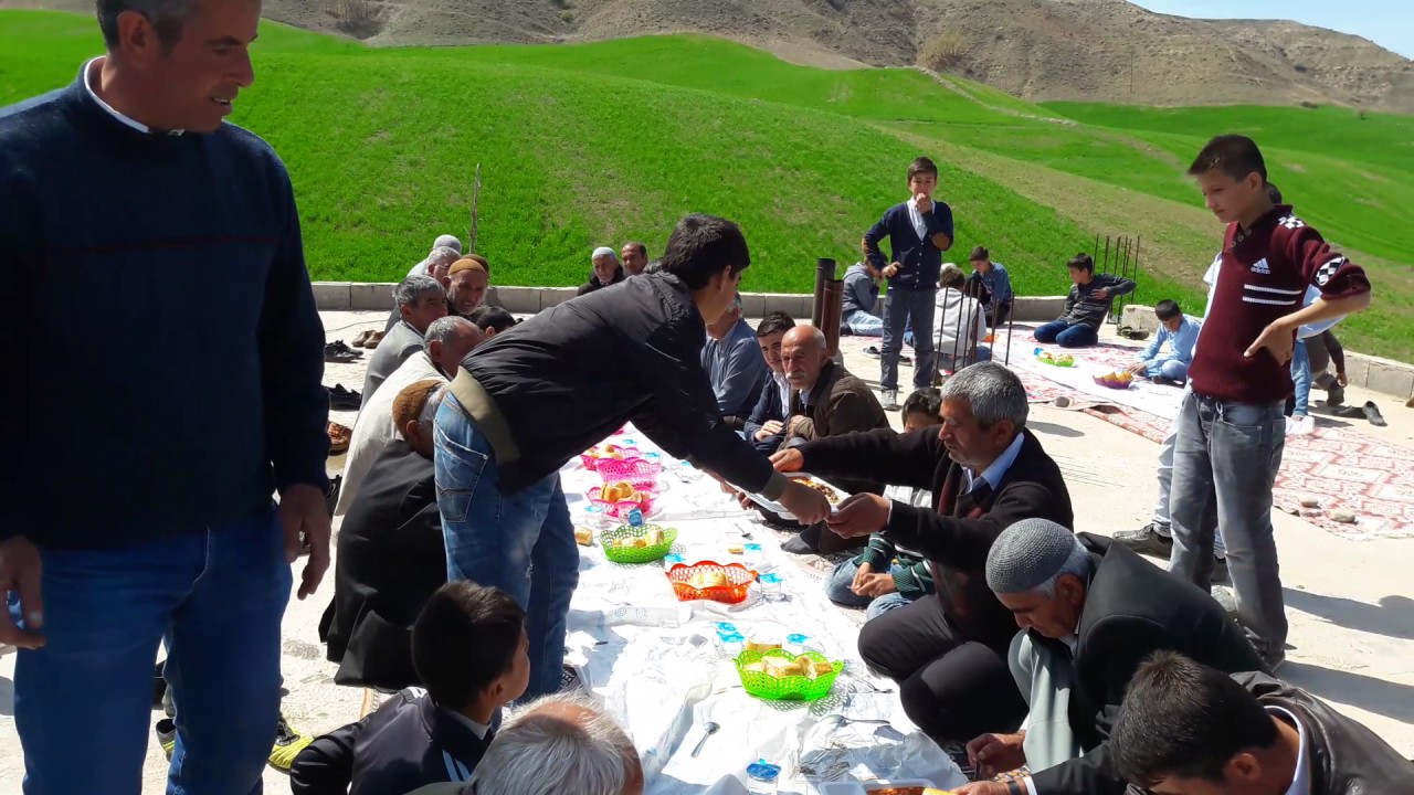 damda yemek keyfi :yaprakli köyü  kahta