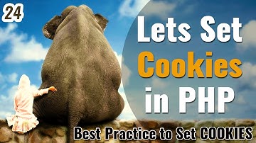 How to set PHP Cookies with best practice | Learn PHP in Hindi / Urdu