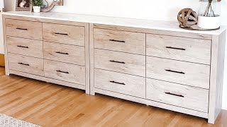 pottery barn sausalito dresser dupe!