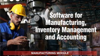 MANUFACTURING MODULE IN TRADEASY SOFTWARE