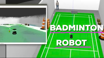 Shuttlebot - Badminton Shuttlecock collecting robot - estimating position of a shuttlecock