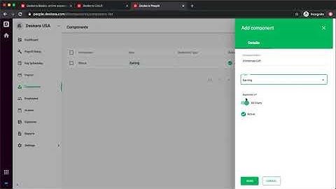 How To Create Components In Deskera People | Deskera Payroll