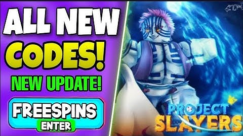 (FREE SPINS) - ALL NEW WORKING PROJECT SLAYERS CODES in 2022 - CODES FOR PROJECT SLAYERS