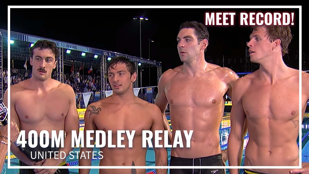 The United States Closes Meet With Record in 400M Medley Relay | 2026 Pan Pacific Championships