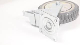 Heavy Duty Double Ball Bearing Anti Skid Caster - PU - Dia. 200 mm