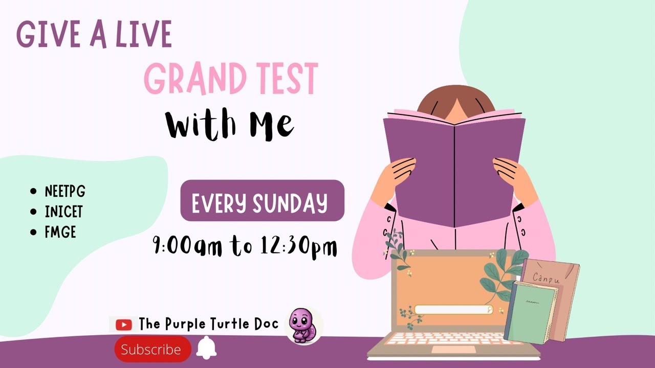 Turtle Doc Give A Grand Test With Me 💻🖱️| Live ️| NEET PG | INICET | FMGE @the ...