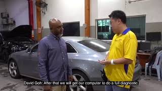 Daniel of DFS speaks to David Goh of Sun Eng Hup