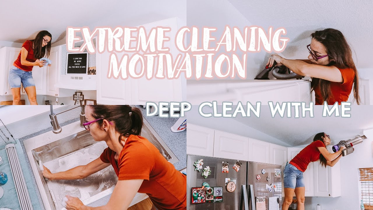 EXTREME CLEANING MOTIVATION | CLEAN WITH ME 2021 | KITCHEN DEEP CLEAN ...