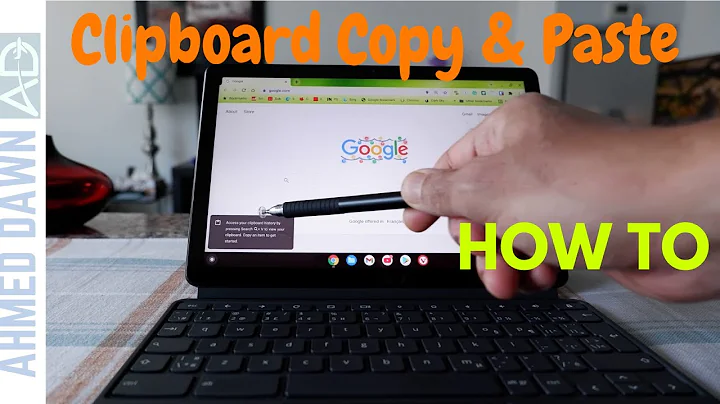 How to Copy & Paste from Clipboard Manager on Chromebook | Clipboard Copy Paste History