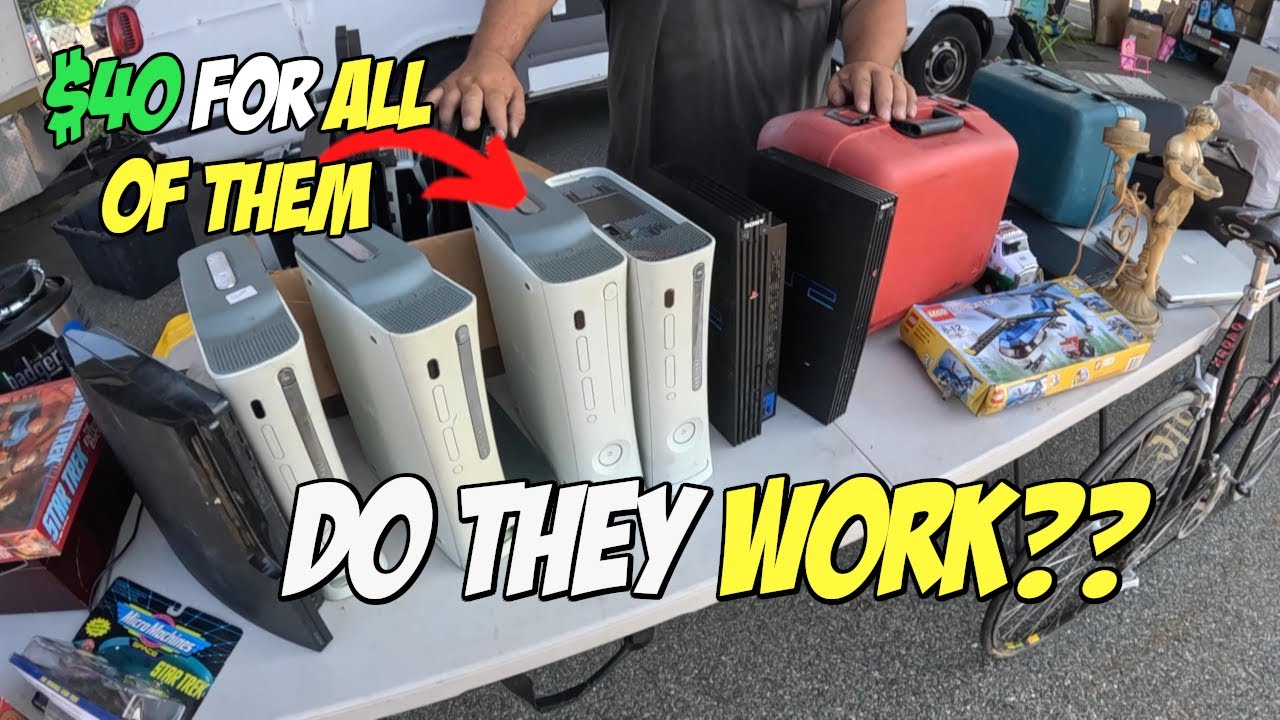 I Bought Untested Consoles and Cameras At A Flea Market!! Do They Work??