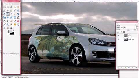 Gimp graphics and stickers virtual tuning.