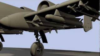 A10 Thunderbolt 3D model