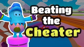 Beating A Cheater - 4 Minute Jump Showdown - Not Even Sweating! ► Fall Guys