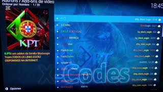 Instalar Addon Águia Branca en Kodi.