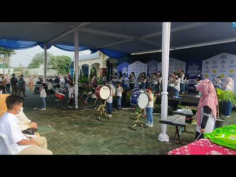FANO MAIN BASS DRUMBAND DI ACARA PENTAS AKHIR TAHUN SEKOLAH | Ifanosky channel