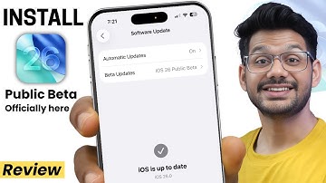 IOS 26 Public Beta Released - How to Install and New Features !