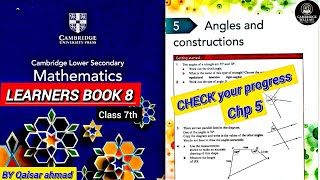 @LEARNERS BOOK 8// CHAPTER 5//CHECK YOUR PROGRESS//CLASS 7TH//BY QAISAR AHMAD.