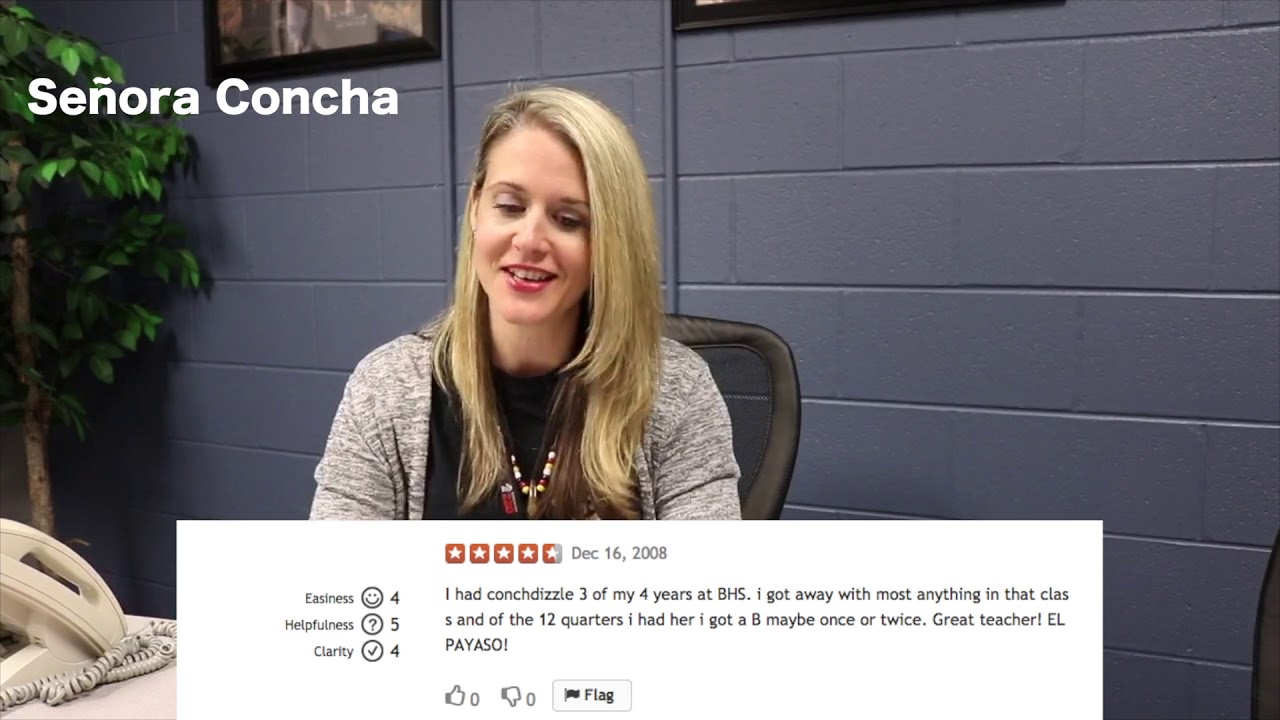 Rate my teacher segment youtube