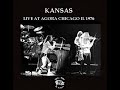 Kansas live at Agora Chicago IL 1976  SDB
