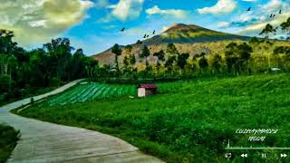 status wa good morning mount slamet 🥰 #coldplay paradise reggae