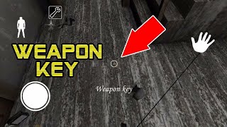 All locations of weapon key in granny horror game ||How to find weapon key in granny house ||
