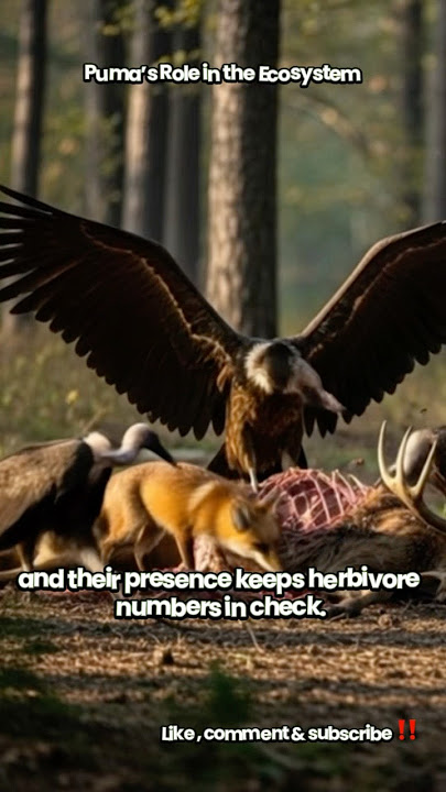 Not Just a Killer: Puma the Ecosystem Hero 🌱 #toppredators  #ecosystembalance  #naturecycles