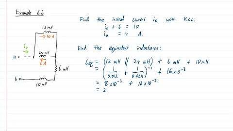 EG1012 Week 10 Video 7 - Series and parallel combinations including initial conditions