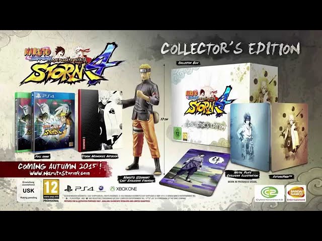 Naruto Ultimate Ninja Storm 4 - Collectors Edition Unboxing - YouTube