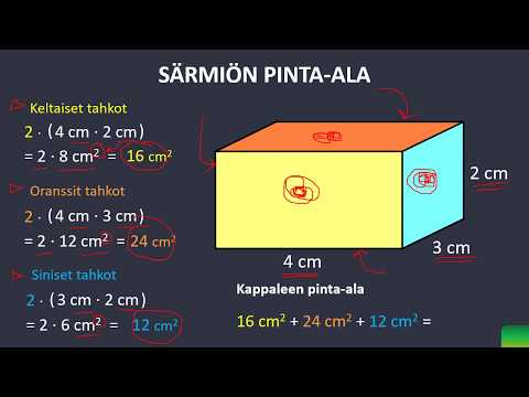 Video: Kuinka Lasketaan Viivojen Rajoittaman Muodon Pinta-ala