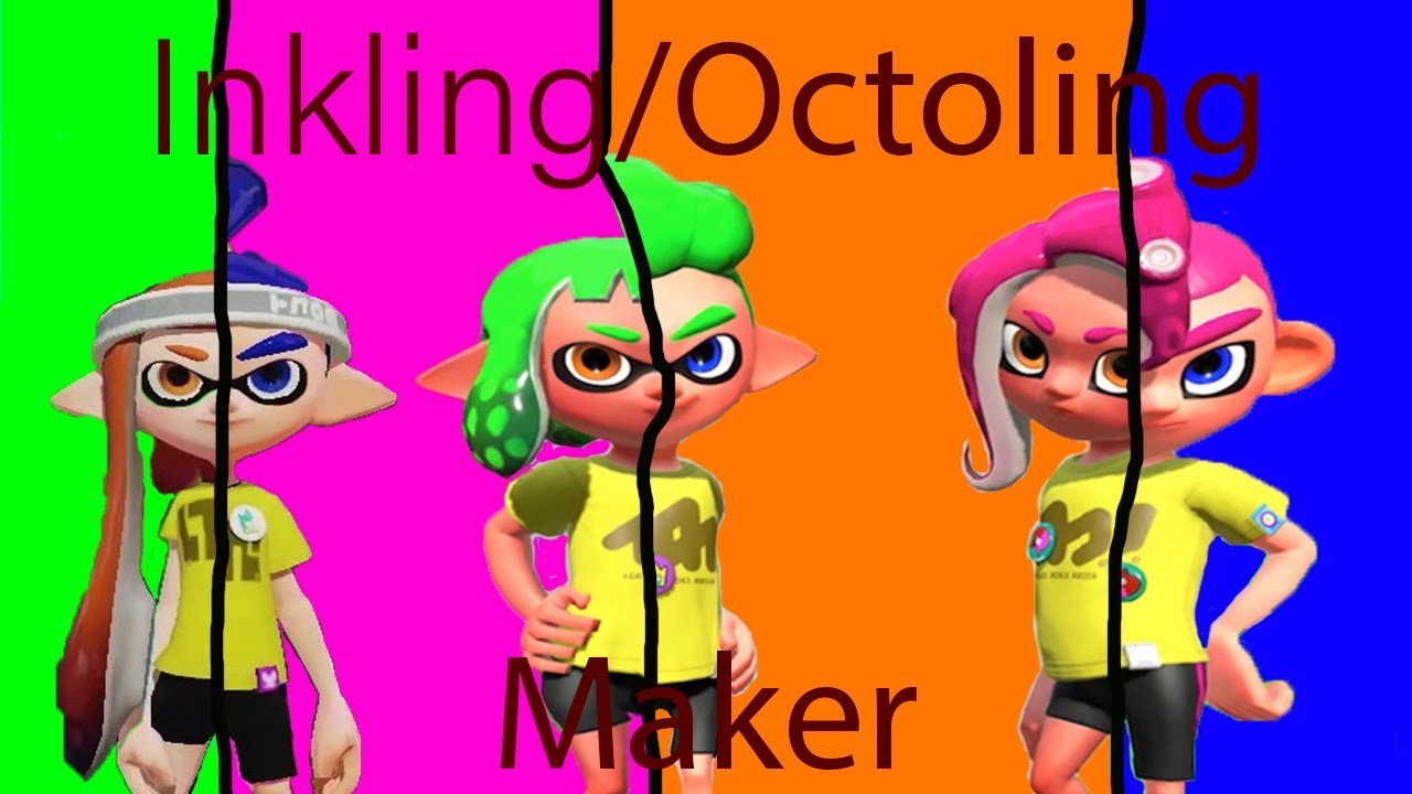 splatoon octoling and inkling