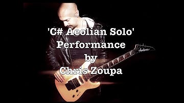 C# Aeolian Solo Lesson w/Chris Zoupa