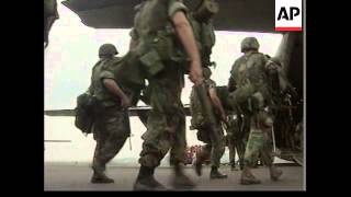 CONGO: BRAZZAVILLE: US TROOPS BEGIN TO LEAVE