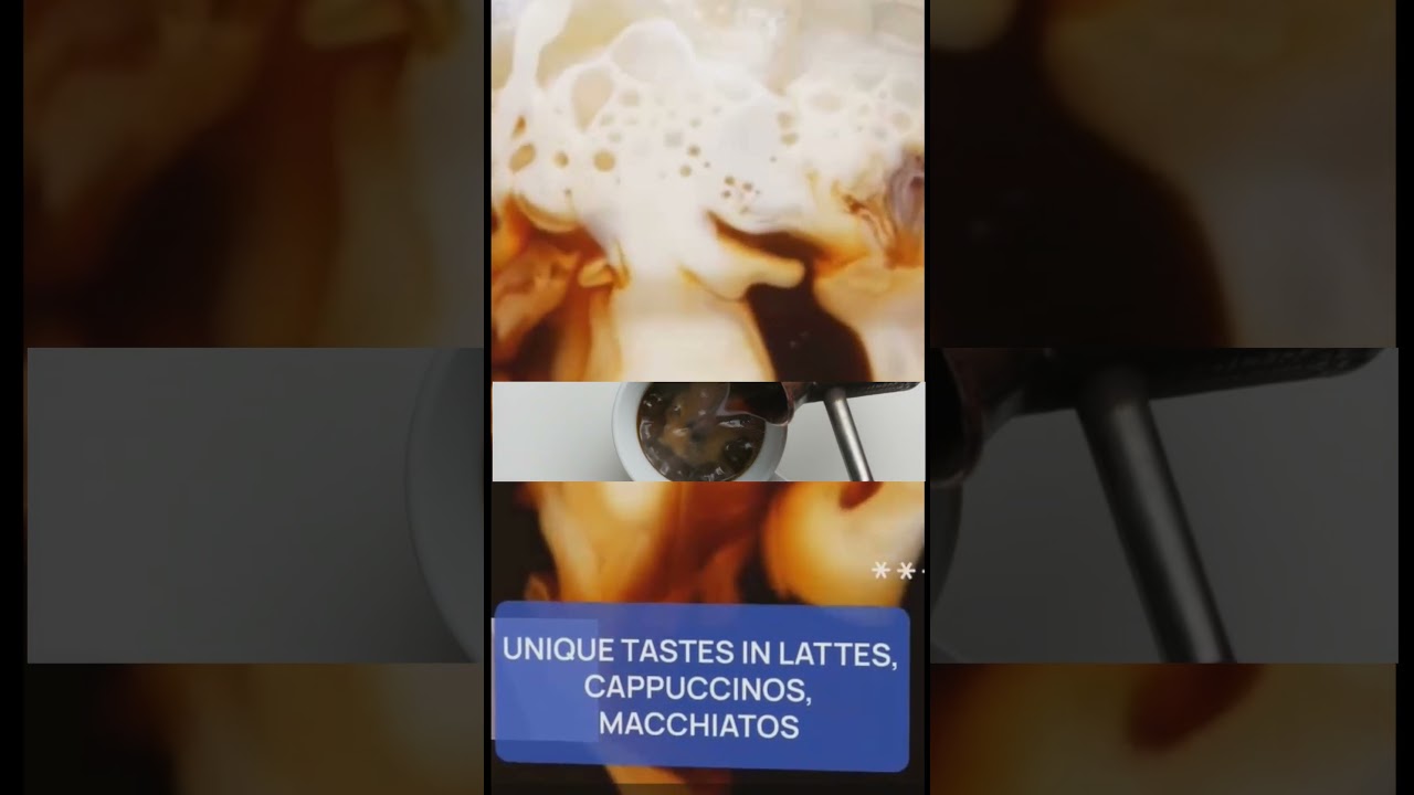 The mesmerizing artistry of Whipped Milk and Espresso come together! ☕️🥛