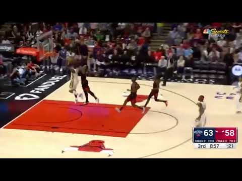 Zion Williamson Missed a dunk & William Block Marshall💪💪💪 Pelicans Vs Bulls Nov.9 2022 - 2023 Season