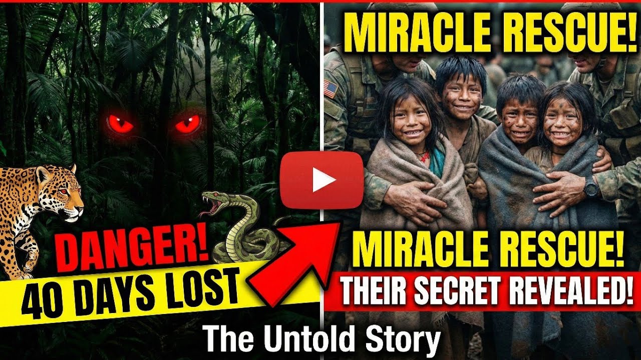 "Amazon Survival Miracle: How These Kids Survived 40 Deadly Days in the Jungle"