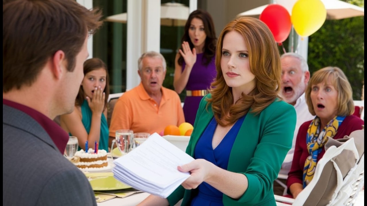 She Smiled and Gave Me Divorce Papers — But Her Cousin’s Secret Turned the Night Around