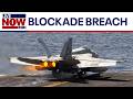 Ship tries breaching U.S. blockade of Iranian ports