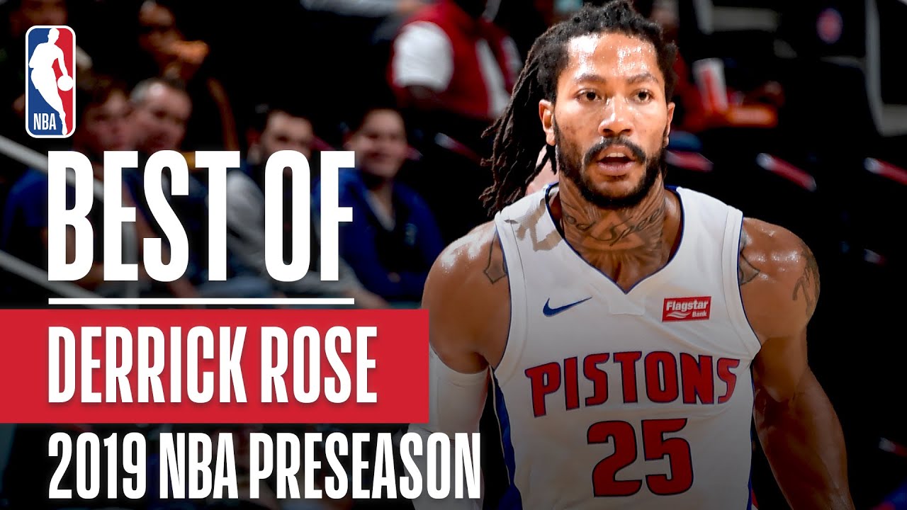 DERRICK ROSE From 2019 NBA Preseason 