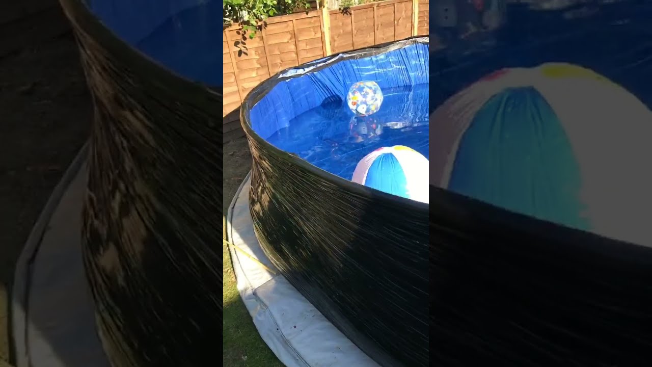 Turn A Trampoline Into A Swimmingpool | TikTok: @samantharitchie6