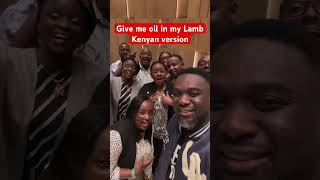 "Joe Mettle"  Blessing us with "Give me Oil" in English and Kenyan Language