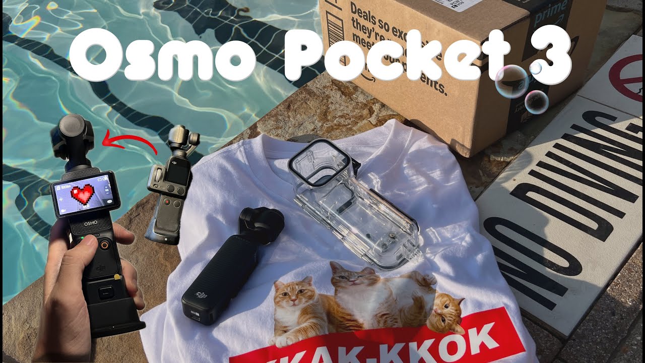 🫧 물 속의 오즈모 포켓 3 (feat. 5년차 유저) | 콤보 말고 단품 🧚🏻 | 언박싱 & 초기셋팅 & 방수 케이스 및 악세서리 리뷰