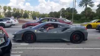 Ferrari 488 pista - cars and coffee