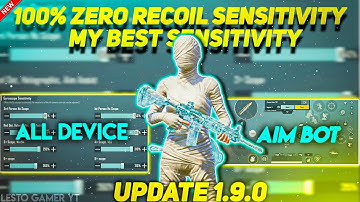 New Update 1.9.0 ! Best Sensitivity CODE + Control Setting PUBG Mobile | BGMI After Update 1.9.0