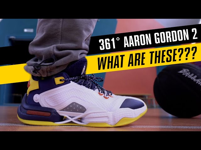 361 DEGREES AG2X AARON GORDON 2 SIGNATURE SHOE REVIEW - YouTube